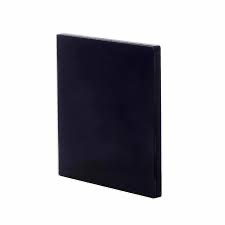 3X3 BLANK PLASTIC BLACK