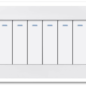 6X3 2 WAY PLASTIC WHITE GLASS