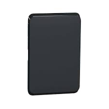 6X3 BLANK PLASTIC BLACK