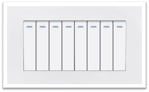 6X3 4/6/8 GANG 2 WAY PLASTIC WHITE