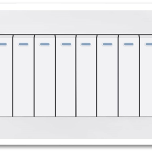 6X3 4/6/8 GANG 2 WAY PLASTIC WHITE