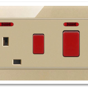 COOKER UNIT 6X3 PASTIC GOLD GLASS