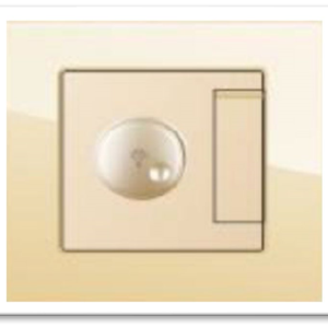 1 GANG DIMMER PLASTIC GOLD GLASS