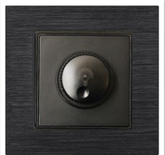 1 GANG DIMMER PLASTIC BLACK ALUMINIUM