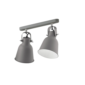 FAN WALL LIGHT LEGEND GREY X2