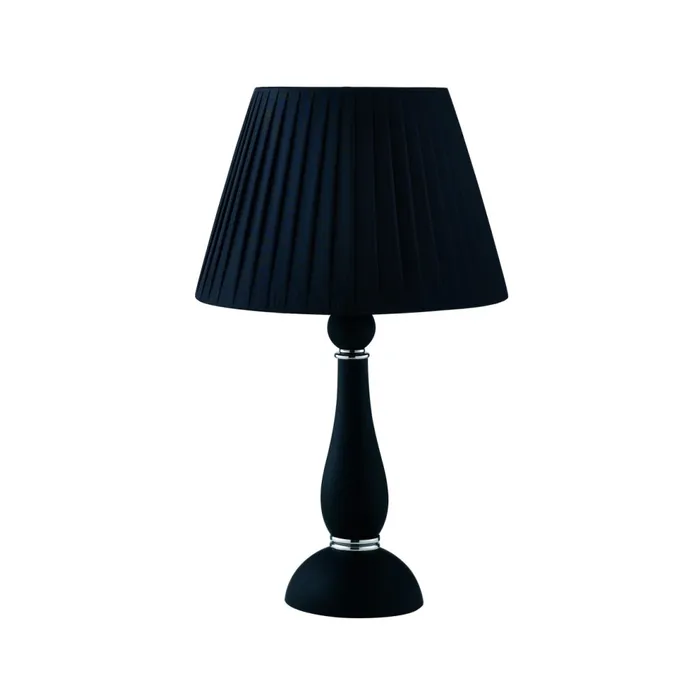 FAN ALFIERE BLOWN GLASS TABLE LAMP BLACK